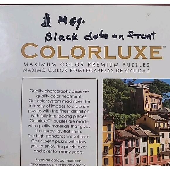 Colorluxe 500 Piece Puzzle - Harbor Rivera di Levante - Picture 7 of 7